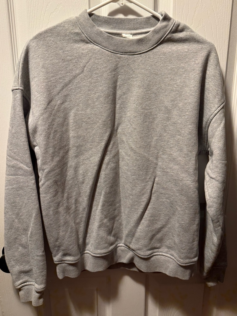 Alo Yoga Accolade Crewneck Sweatshirt Athletic Heather Grey Size XXS